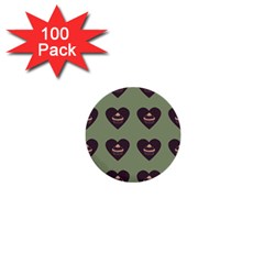 Cupcake Green 1  Mini Buttons (100 Pack) 