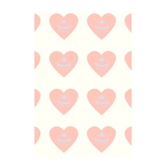 Cupcake White Pink Shower Curtain 48  X 72  (small) 