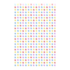 Blue Pink Yellow Eggs On White Shower Curtain 48  X 72  (small) 