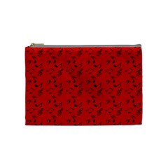 Red Music Cosmetic Bag (medium) 