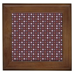 Grey Pink Lilac Brown Eggs On Brown Framed Tiles by snowwhitegirl