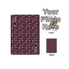 Grey Pink Lilac Brown Eggs On Brown Playing Cards 54 (mini) 