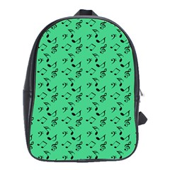 Green Music School Bag (large)