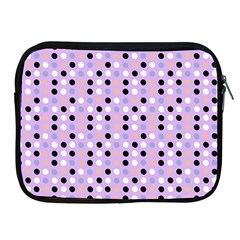 Black White Pink Blue Eggs On Violet Apple Ipad 2/3/4 Zipper Cases