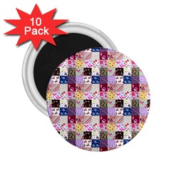 Quilt Of My Patterns Small 2 25  Magnets (10 Pack) 