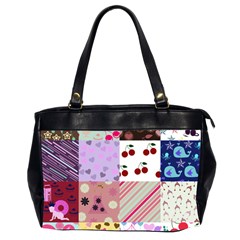 Quilt Of My Patterns Office Handbags (2 Sides)  by snowwhitegirl