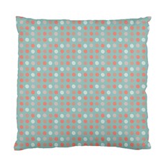 Peach Pink Eggs On Green Standard Cushion Case (one Side) by snowwhitegirl