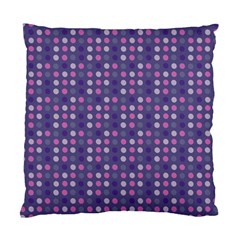 Violet Grey Purple Eggs On Grey Blue Standard Cushion Case (two Sides)