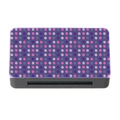 Violet Grey Purple Eggs On Grey Blue Memory Card Reader With Cf