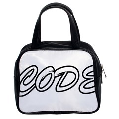 Code White Classic Handbags (2 Sides) by Code