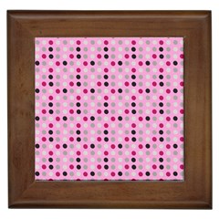 Grey Magenta Eggs On Pink Framed Tiles by snowwhitegirl