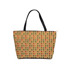 Grey Brown Eggs On Beige Shoulder Handbags