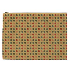 Grey Brown Eggs On Beige Cosmetic Bag (XXL) 