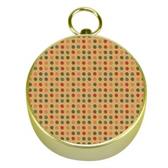 Grey Brown Eggs On Beige Gold Compasses