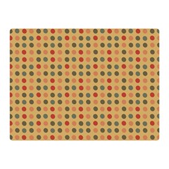 Grey Brown Eggs On Beige Double Sided Flano Blanket (mini) 