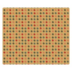 Grey Brown Eggs On Beige Double Sided Flano Blanket (Small) 