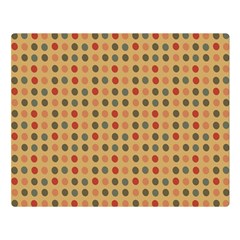 Grey Brown Eggs On Beige Double Sided Flano Blanket (Large) 
