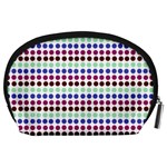 Multi White Dots Accessory Pouches (Large)  Back