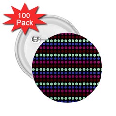 Multi Black Dots 2 25  Buttons (100 Pack)  by snowwhitegirl