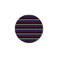 Multi Black Dots Golf Ball Marker (4 Pack)