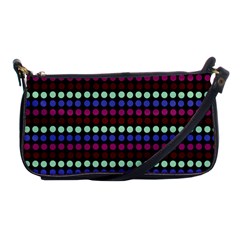 Multi Black Dots Shoulder Clutch Bags