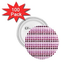 Pink Red Dots 1 75  Buttons (100 Pack) 