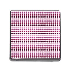 Pink Red Dots Memory Card Reader (square)