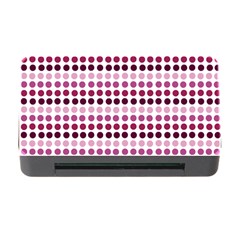Pink Red Dots Memory Card Reader With Cf