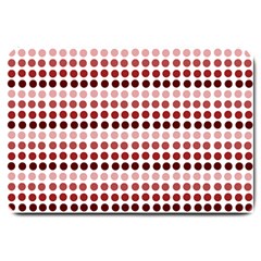 Reddish Dots Large Doormat 