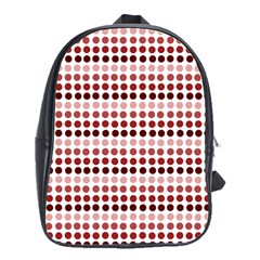 Reddish Dots School Bag (large)