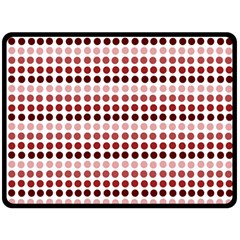 Reddish Dots Fleece Blanket (large) 