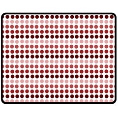 Reddish Dots Fleece Blanket (medium) 