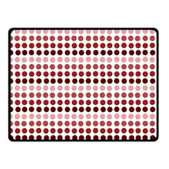 Reddish Dots Fleece Blanket (small) by snowwhitegirl