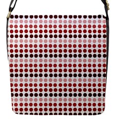 Reddish Dots Flap Messenger Bag (s)