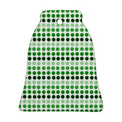 Greenish Dots Ornament (bell)