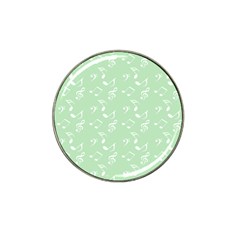 Mint Green White Music Hat Clip Ball Marker