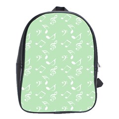 Mint Green White Music School Bag (large)