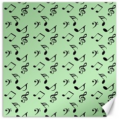 Mint Green Music Canvas 20  X 20  