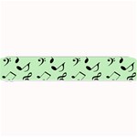 Mint Green Music Small Bar Mats 24 x4  Bar Mat