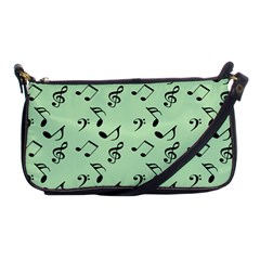 Mint Green Music Shoulder Clutch Bags by snowwhitegirl