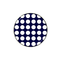 Big Dot Blue Hat Clip Ball Marker (4 Pack) by snowwhitegirl