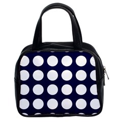 Big Dot Blue Classic Handbags (2 Sides)