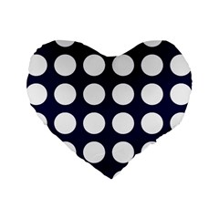 Big Dot Blue Standard 16  Premium Heart Shape Cushions by snowwhitegirl