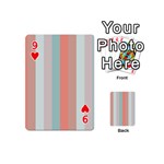 Seafoam Splash Playing Cards 54 (Mini)  Front - Heart9