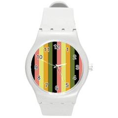 Afternoon Round Plastic Sport Watch (m) by snowwhitegirl