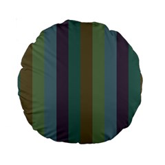 Rainy Woods Standard 15  Premium Round Cushions by snowwhitegirl