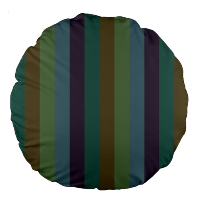 Rainy Woods Large 18  Premium Flano Round Cushions