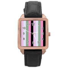 Electric Sunday Rose Gold Leather Watch 