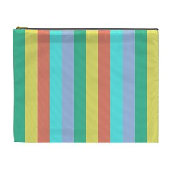 Summer Stripes Cosmetic Bag (xl) by snowwhitegirl