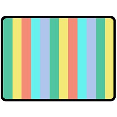 Summer Stripes Fleece Blanket (large) 